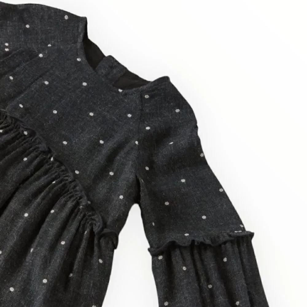 ZARA Kids | Gray Marl | EMBROIDERED DRESS